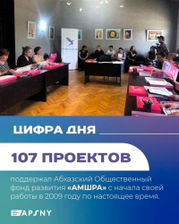 107 ПРОЕКТОВ ФОНДА РАЗВИТИЯ «АМШАРА»