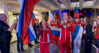 САНДРО ЦИМЦБА СТАЛ ЗНАМЕНОСЦЕМ СБОРНОЙ РОССИИ НА ОТКРЫТИИ ПЕРВЕНСТВА ЕВРОПЫ