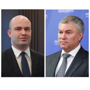 ЛАША АШУБА ПОЗДРАВИЛ ВЯЧЕСЛАВА ВОЛОДИНА С ИЗБРАНИЕМ НА ПОСТ ПРЕДСЕДАТЕЛЯ ГОСДУМЫ