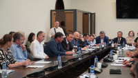 ПРЕДСТАВИТЕЛИ ИСПОЛНИТЕЛЬНОЙ ВЛАСТИ ПРИНЯЛИ УЧАСТИЕ В ОБСУЖДЕНИИ ПРОЕКТА ЗАКОНА &laquo;О ЕДИНОМ СОЦИАЛЬНОМ НАЛОГЕ&raquo;