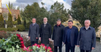 БАДРА ГУНБА ПОЧТИЛ ПАМЯТЬ СЕРГЕЯ БАГАПШ В СЕЛЕ ДЖГЯРДА