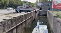 &laquo;ВОДОКАНАЛ&raquo; ОСУШАЕТ ЗАТОПЛЕННЫЙ ПОДЗЕМНЫЙ ПЕРЕХОД НА ТУРБАЗЕ