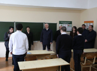 ПОСЕЩЕНИЕ СРЕДНЕЙ ШКОЛЫ №1 И ОСМОТР НАБЕРЕЖНОЙ В ГУДАУТЕ