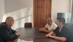 АЛЕКСАНДР АНКВАБ ВСТРЕТИЛСЯ С РУКОВОДСТВОМ СОЮЗА АБХАЗСКИХ ДОБРОВОЛЬЦЕВ